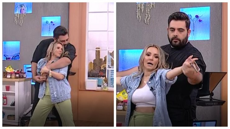 Ο Κωνσταντίνος Ιάσωνος “εισέβαλε” στο πλατό του “Ήρθε κι έδεσε” και χόρεψε με τη Γιώτα Δαμιανού [βίντεο]