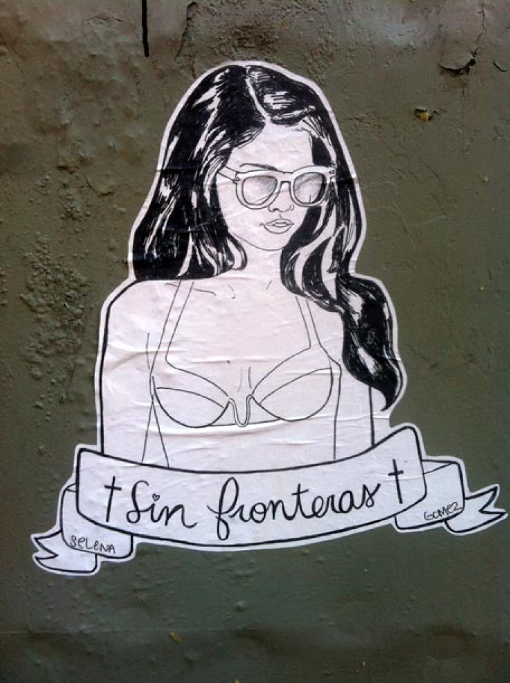 Η Selena Gomez έγινε graffiti!