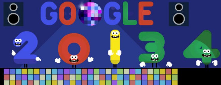 Η Google αποχαιρετά το 2013 με ένα εορταστικό doodle βγαλμένο από τα ’80s