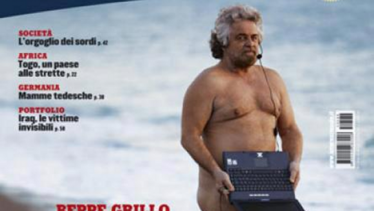 Η γυμνή φωτογραφία του Μπέπε Γκρίλο που σαρώνει τα social media