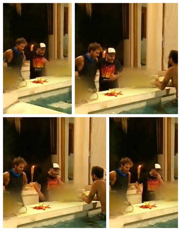 Χαμός στα social media με την κίνηση του chef Βασίλη Καλλίδη προς τους "Μαχητές" που έδειχνε ότι μύριζαν