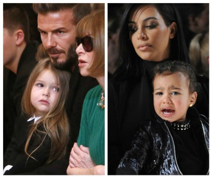 Η Harper Beckham δίνει μαθήματα συμπεριφοράς στη... North West