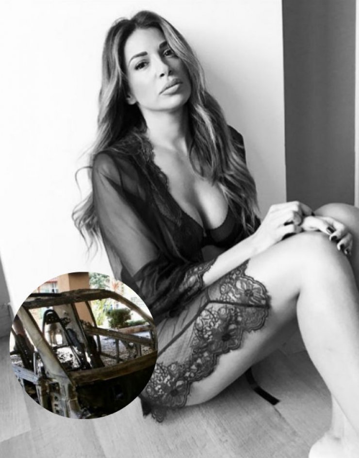 Σοκάρουν οι εικόνες από το καμένο αυτοκίνητο της Ελένης Χατζίδου! [βίντεο]