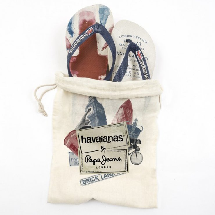 H πιο καλοκαιρινή συνεργασία: σαγιονάρες Havaianas by Pepe Jeans London
