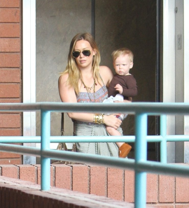Hilary Duff: Βόλτα με τον Luca