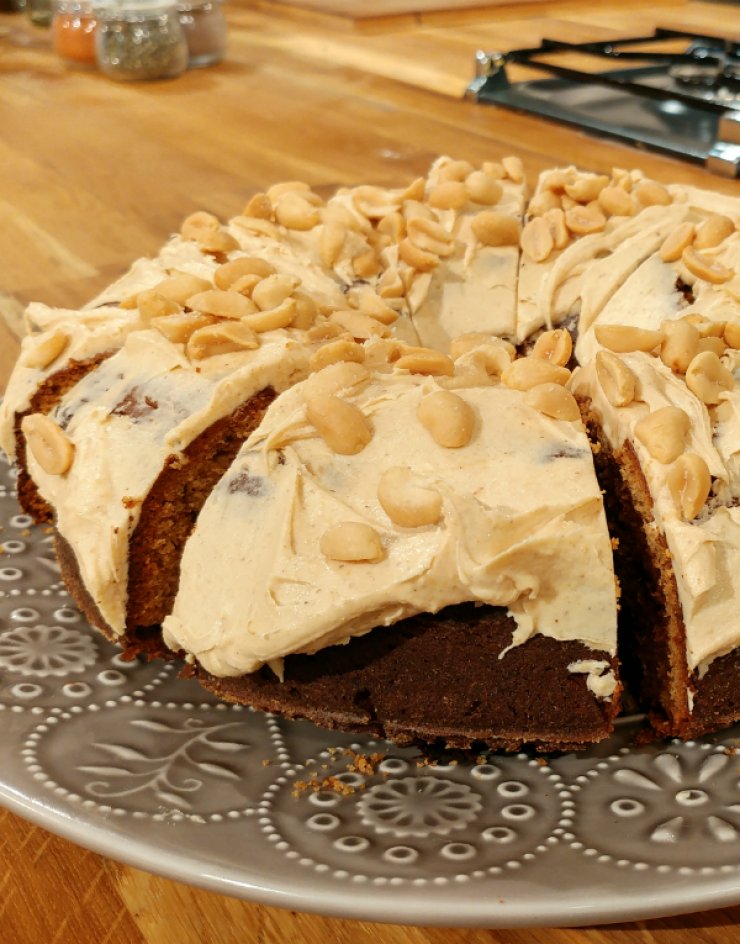 Κέικ με φυστικοβούτυρο