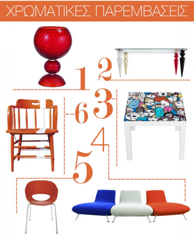 Χρωματικές παρεμβάσεις