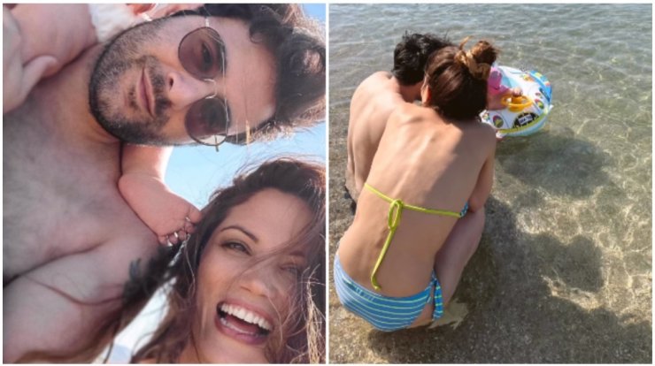 Συνατσάκη – Στρατής: Η 11 μηνών κόρη τους περπάτησε και αλωνίζει το σπίτι [βίντεο]