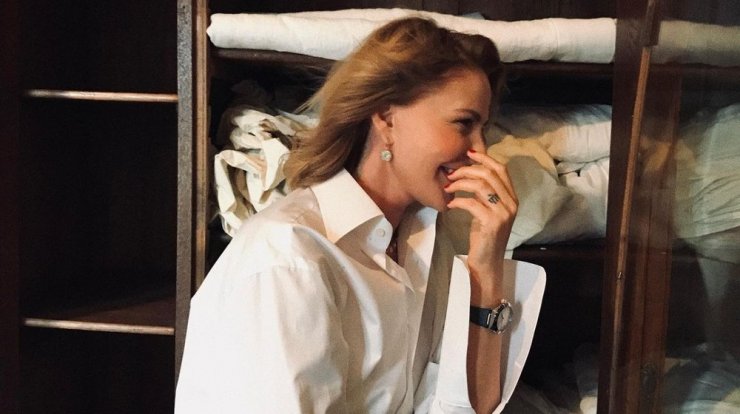 Tζένη Μπαλατσινού: Tο σύνολό της που είναι ιδανικό για το γραφείο το φθινόπωρο