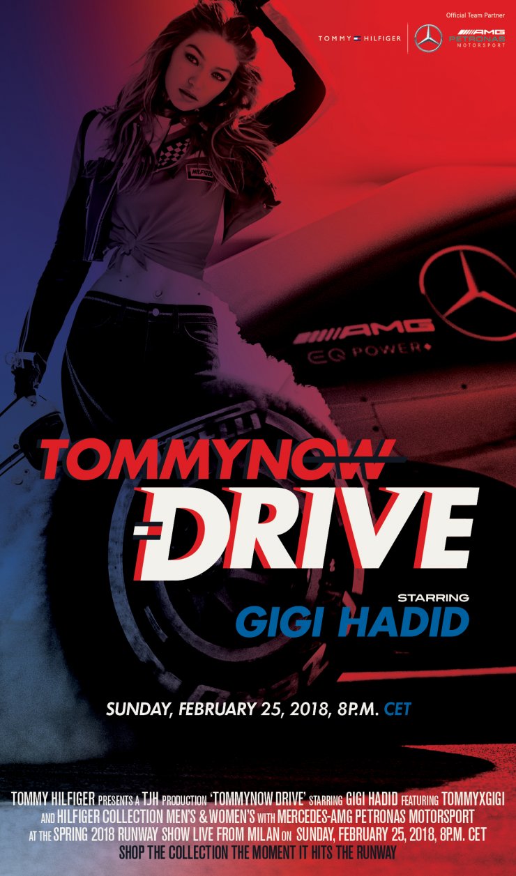Ο Tommy Hilfiger ανακοινώνει το Tommy Now "Drive" βιωματικό runway event για την Άνοιξη 2018