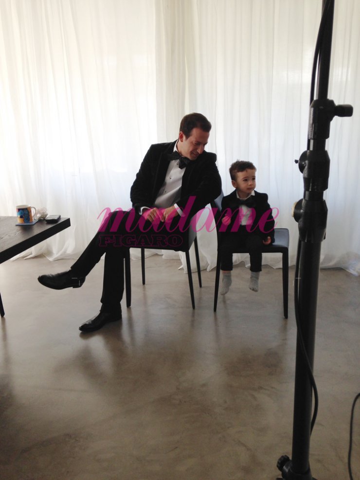 Βρεθήκαμε στο backstage της φωτογράφησης του Χρύσανθου Τσουρούλλη για τη Madame Figaro Ιανουαρίου