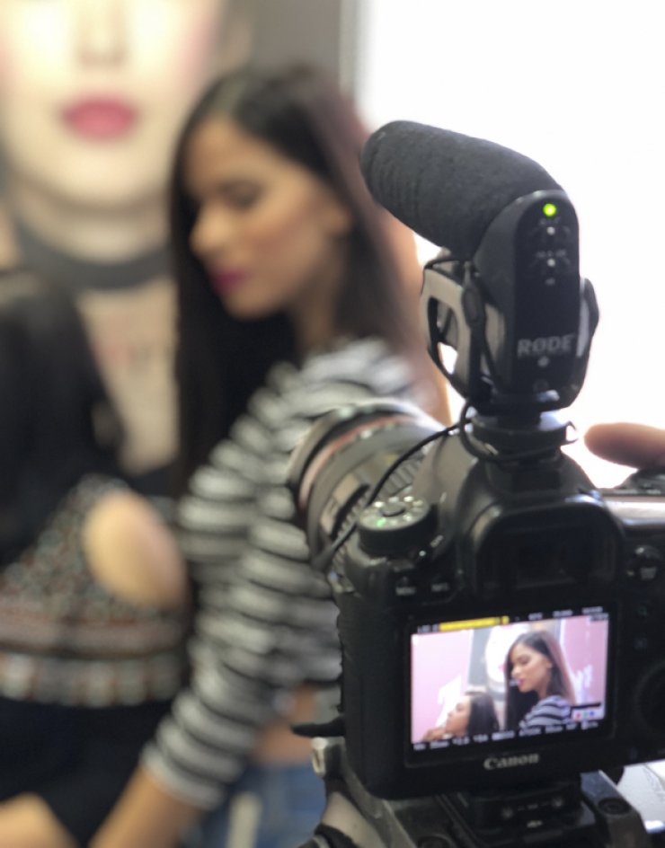 Στα γυρίσματα για την εκπομπή "Success Story"