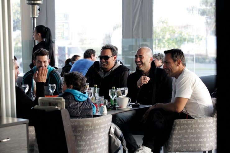 Βαλάντης- Πέτρος Ίμβριος - Ανδρέας Στάμος: Στιγμές χαλάρωσης στη Λεμεσό