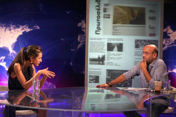 Ανδρέας Δημητρόπουλος: Στα παρασκήνια της πρώτης του εκπομπής [εικόνες]