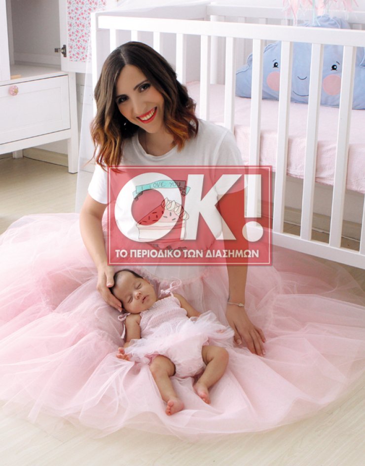 Ευτυχία Ανδρέου: Φωτογραφίζεται για πρώτη φορά με τη νεογέννητη κορούλα της!