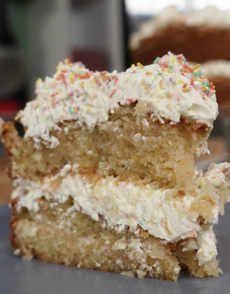 Τούρτα κονφετί