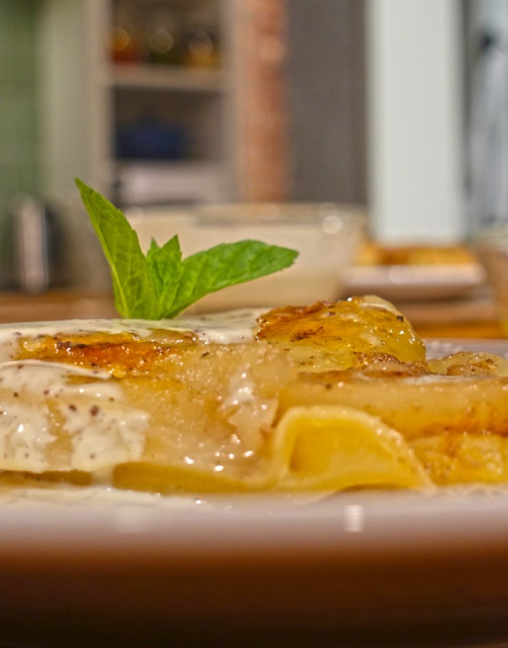 Ανάποδη μηλόπιτα