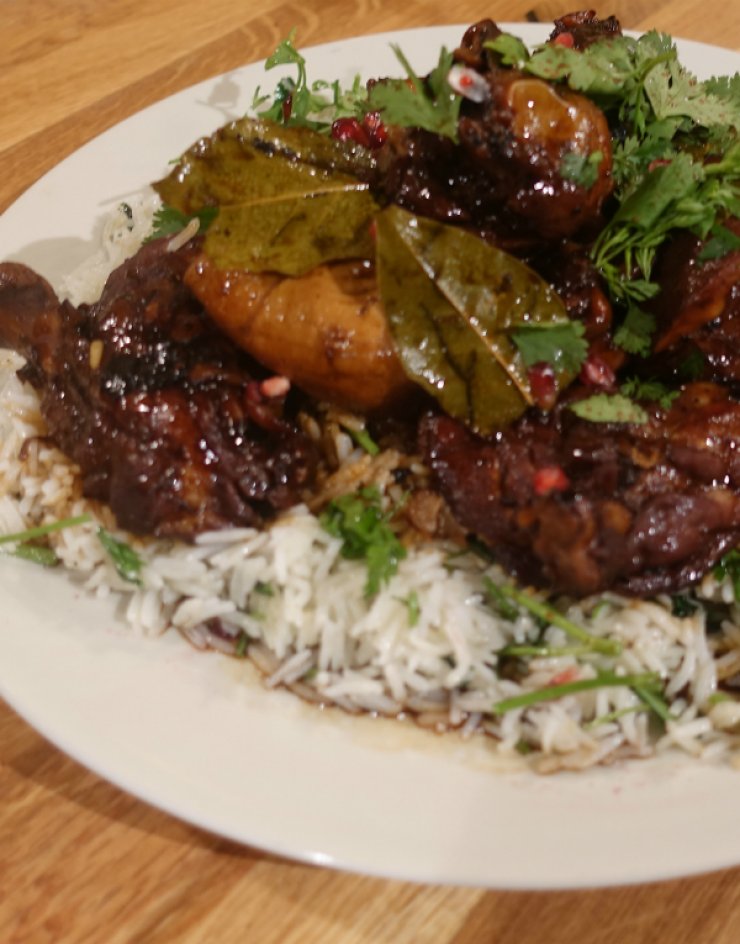 Κοτόπουλο με ρόδι