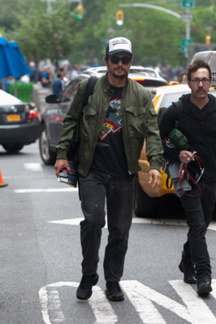 James Franco: Φωτογραφίες από τα γυρίσματα της νέας του ταινίας 
