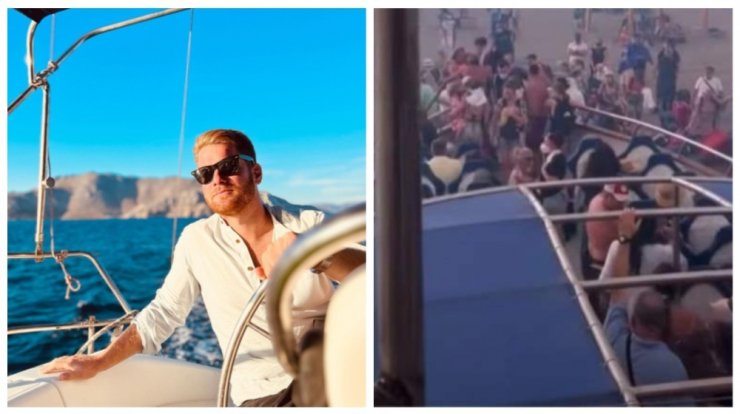 James Καφετζής: Μεταφέρει κόσμο με το σκάφος του στη Ρόδο [βίντεο]