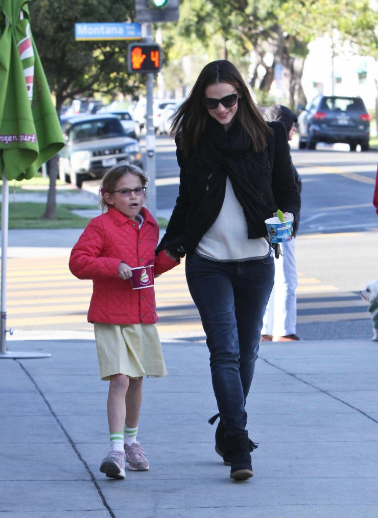 Jennifer Garner: Με την κόρη της για παγωτό