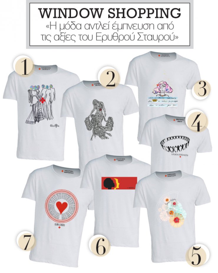 "Η μόδα αντλεί έμπνευση από τις αξίες του Ερυθρού Σταυρού"