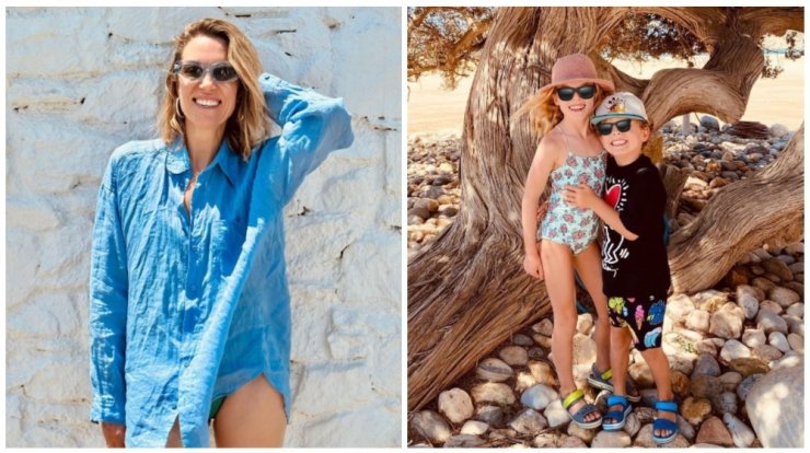 Βίκυ Καγιά: Οι διακοπές με τα παιδιά της στη Νάξο [εικόνες]