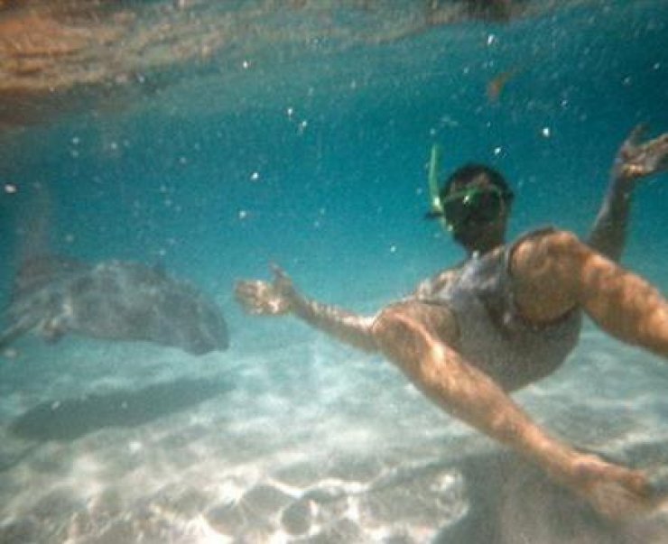 Ποιο διάσημοι ζευγάρι της ελληνικής showbiz κολύμπησε με σαλάχια  και baby sharks;