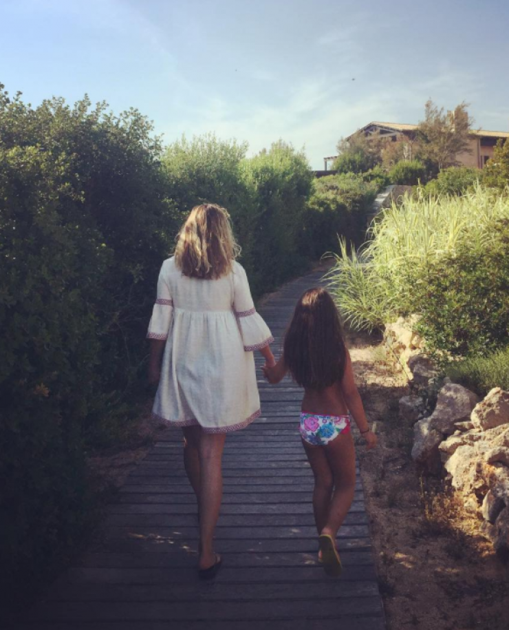 Η Δέσποινα Καμπούρη μας δείχνει για πρώτη φορά το πρόσωπο της μεγάλης της κόρης!