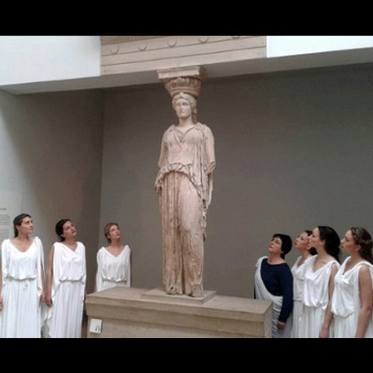 Μια πρωτότυπη εκδηλωση διαμαρτυρίας για τα μάρμαρα του Παρθενώνα
