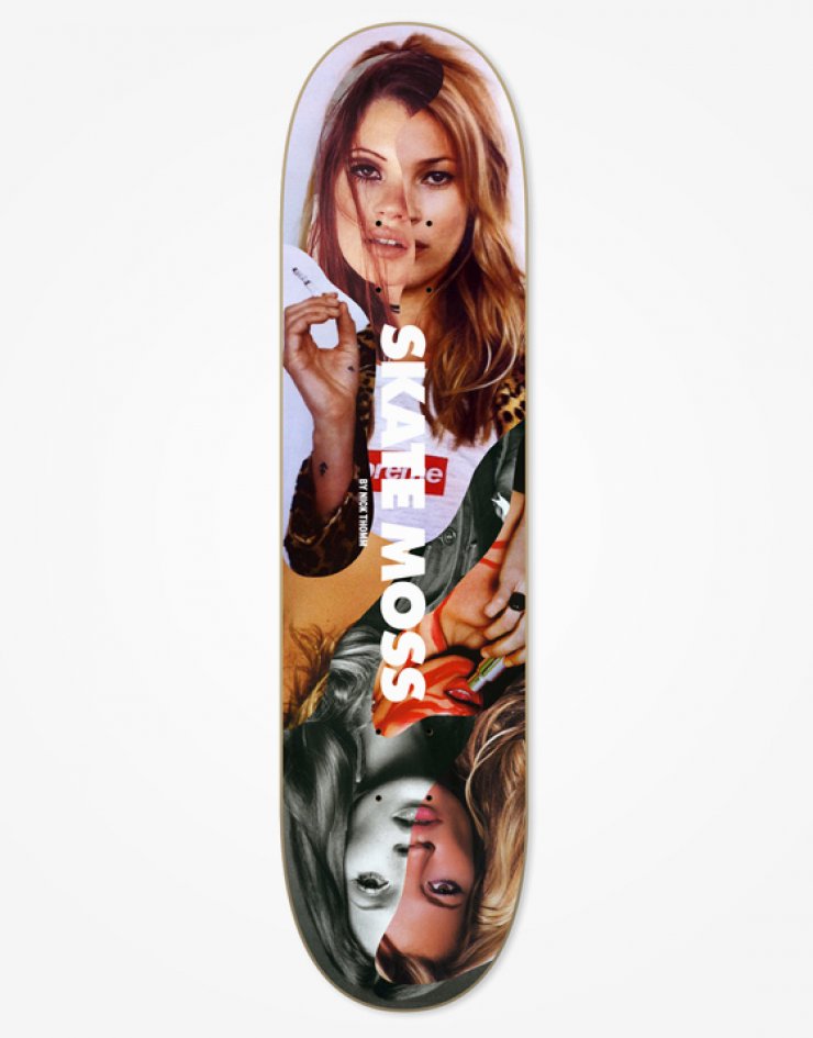 Η Kate Moss τώρα και σε σανίδα του skate