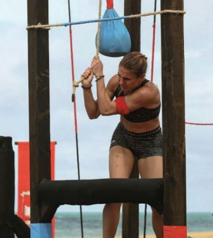 Κατερίνα Δαλάκα: Αυτό σχημάτισε στην άμμο μετά τη νίκη της!