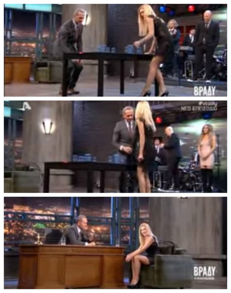 Το φόρεμα της Κάβουρα που αναστάτωσε τον Κωστόπουλο [βίντεο]