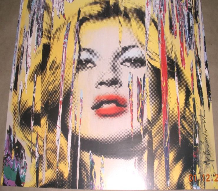 H Kate Moss στους τοίχους της Oxford Street