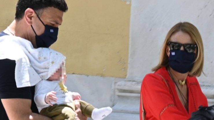 Μπαλατσινού - Κικίλιας: Γιόρτασαν τα πρώτα γενέθλια του γιου τους [εικόνα]