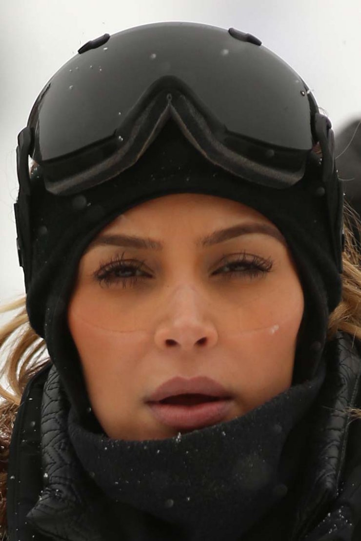 Η Kim Kardashian στα χιόνια 