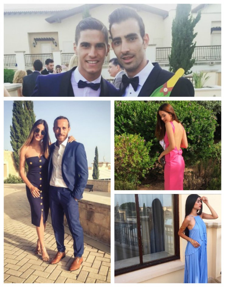 Ο γάμος που συγκέντρωσε τους ποδοσφαιριστές του ΑΠΟΕΛ και τις συντρόφους τους