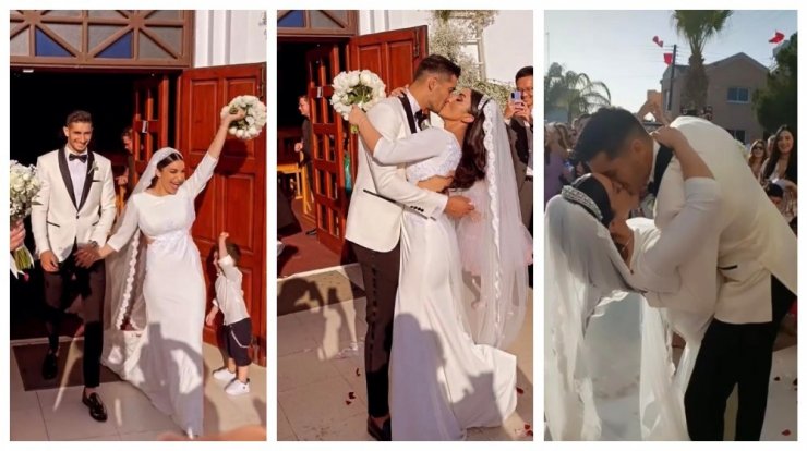 Just married! Κωνσταντίνος και Άντρεα Παναγή: Τα στιγμιότυπα από την εκκλησία!