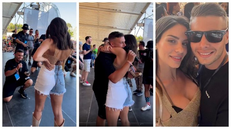 Αλέξανδρος Κοψιάλης: Έκανε πρόταση γάμου στη σύντροφό του μπροστά από χιλιάδες κόσμου [βίντεο]