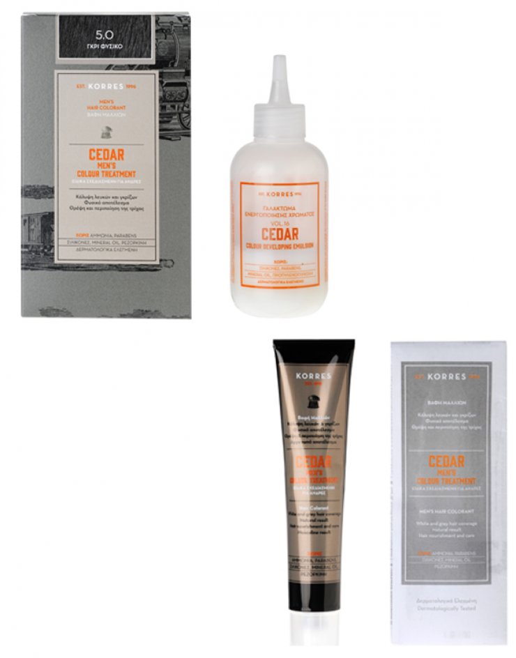 Ο Κορρές δημιούργησε την ιδανική tone-on-tone κάλυψη λευκών και γκρίζων μαλλιών