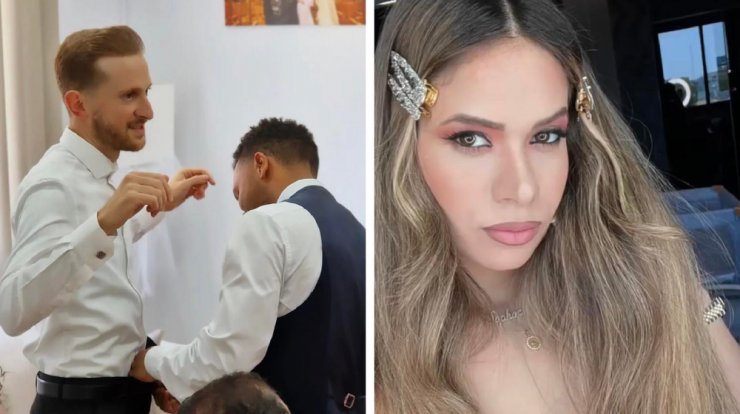 Το look της εγκυμονούσας Μαρίας Κορτζιά στον γάμο του αδερφού της, Παναγιώτη