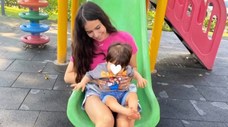 Μαρία Κορτζιά: Με τον μικρό Σοφοκλή στο λούνα παρκ στη Λευκωσία! [εικόνες]