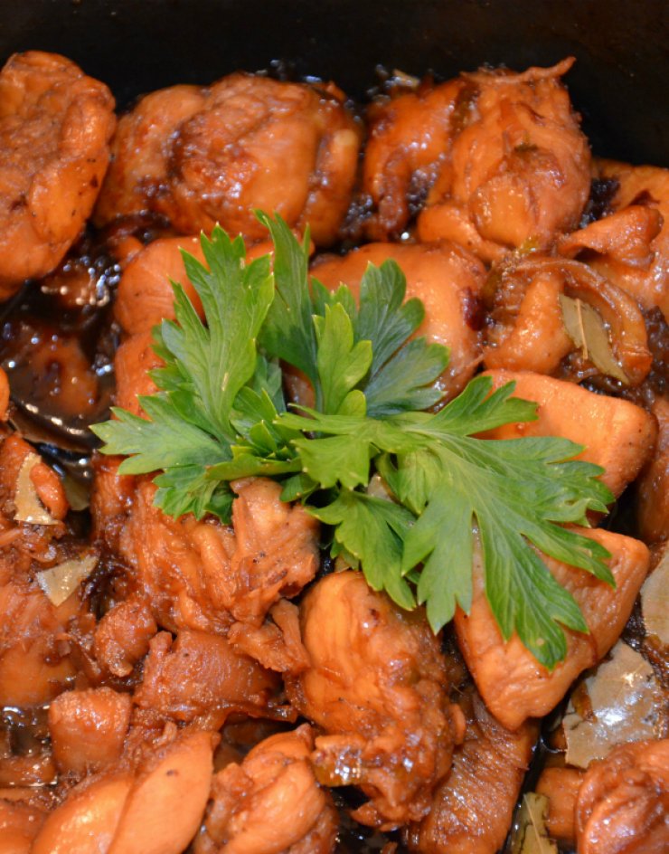 Κοτόπουλο με σόγια