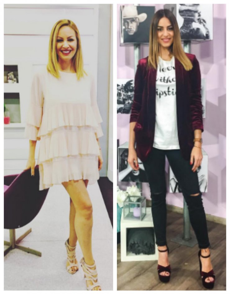 Δεν πάει το μυαλό σας! Τι φόρεσαν το ίδιο στις εκπομπές τους Γιώτα Κουφαλίδου και Κωνσταντίνα Ευριπίδου;