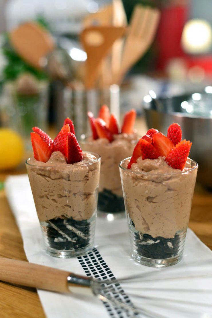 Κρέμα πραλίνα με κομμάτια μπισκότου