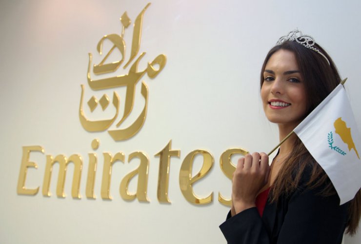 Η Μις Κύπρος πετά με την Emirates για τα Διεθνή Καλλιστεία