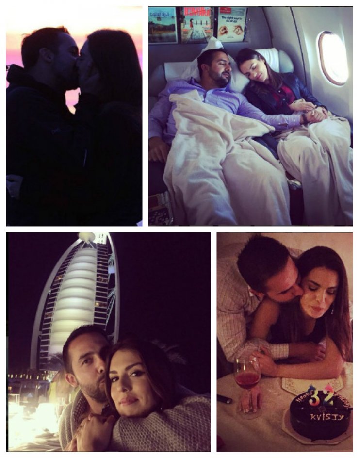 10+1 τρυφερές στιγμές της Κρίστη Αγαπίου με το συντροφό της