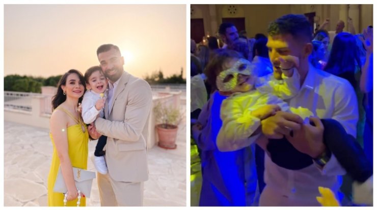 Σιέλης – Σαββίδου: Ο χορός του γιου τους με τον νονό του, Νικόλα Ιωάννου [βίντεο]