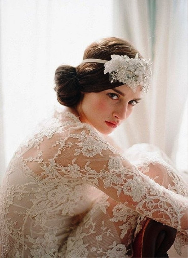 Ρομαντικά νυφικά από δαντέλα 