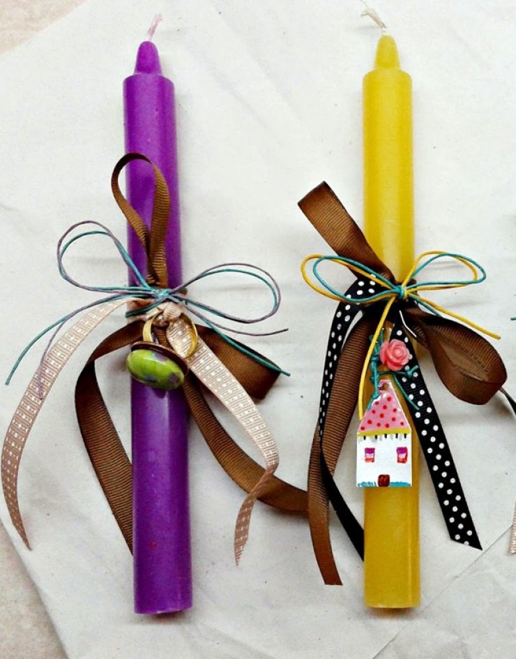 Λαμπάδες από τα χεράκια σας!